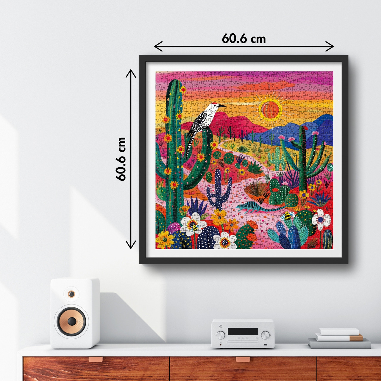 Fantasy Desert 1000 Piece Jigsaw Puzzle for Adults - Framed