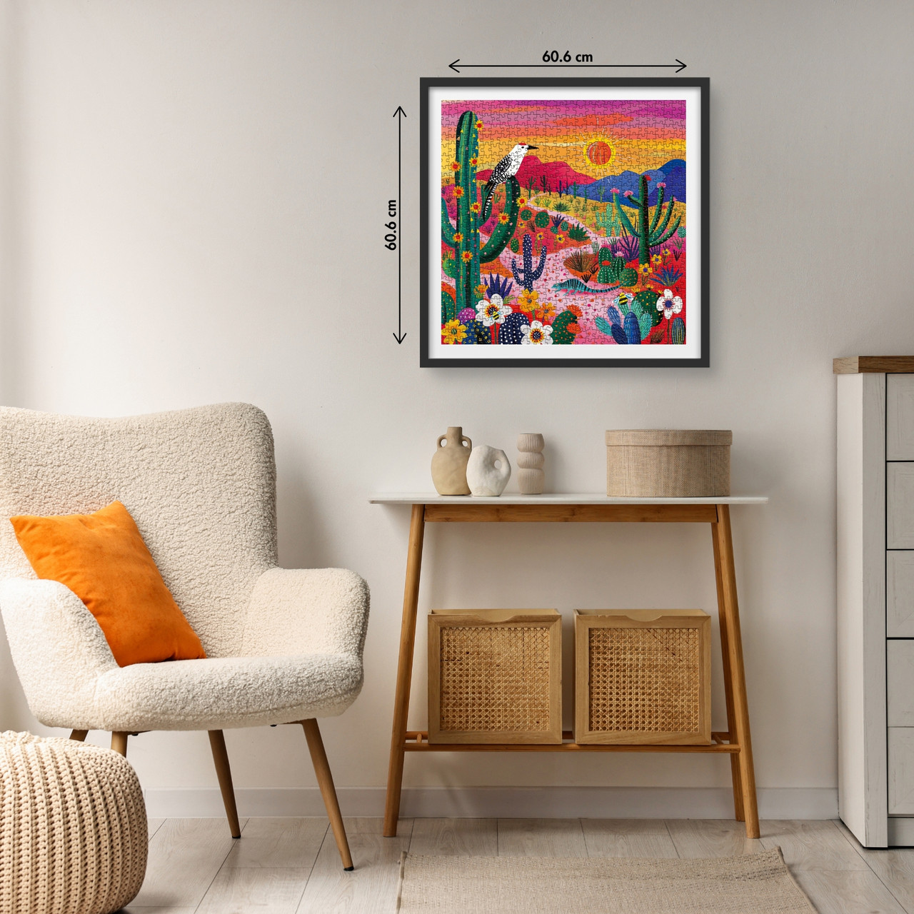 Fantasy Desert 1000 Piece Jigsaw Puzzle for Adults - Framed