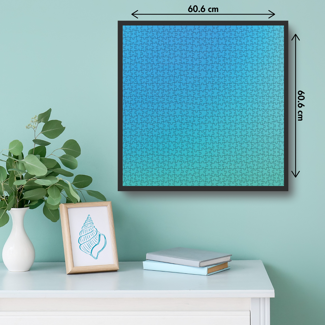 Aqua Aurora Stress Relief Jigsaw Puzzle 1000 Pieces