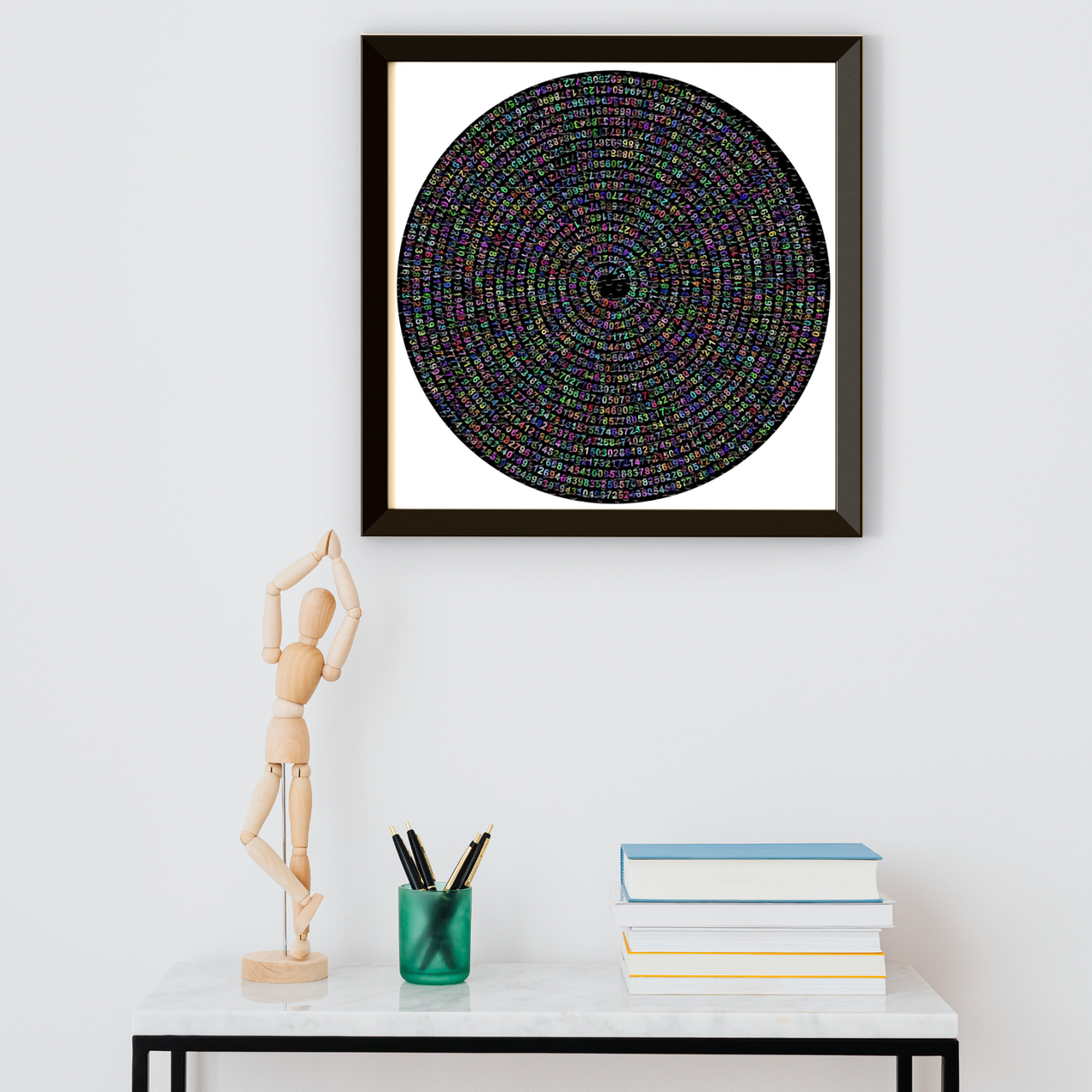 Rainbow Pi Round Really Difficult 1000 Piece Jigsaw Puzzle for Adults