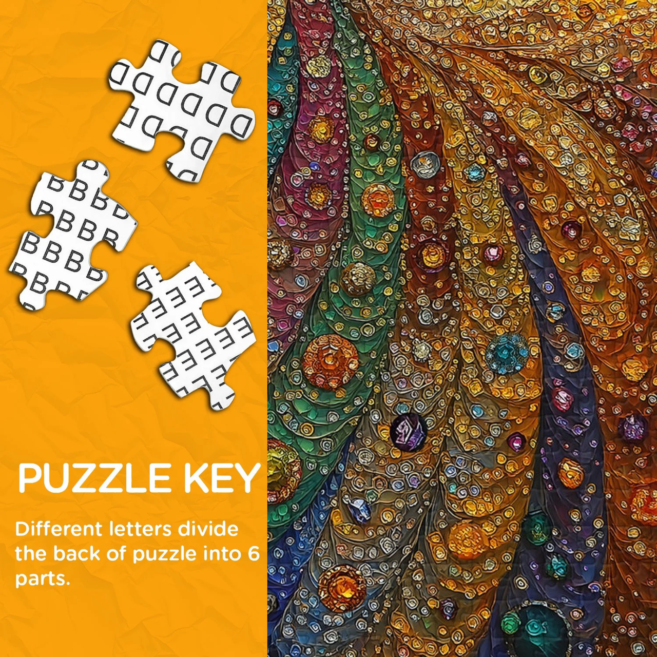 Gemstone Woman Puzzle for Adults 1000 Piece Aesthetic Fantasy Art Jigsaw