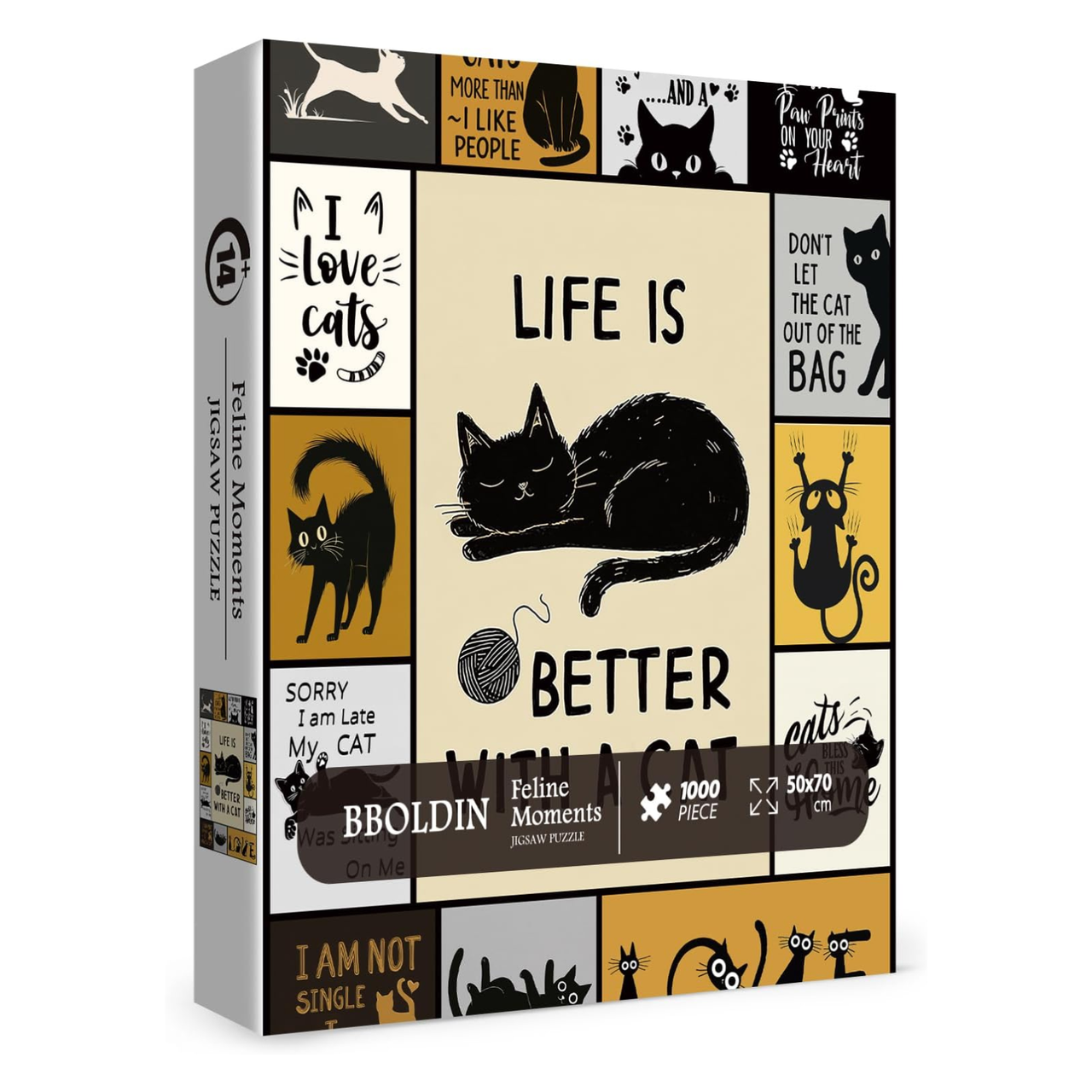 Funny Cat Puzzles for Adults 1000 Pieces