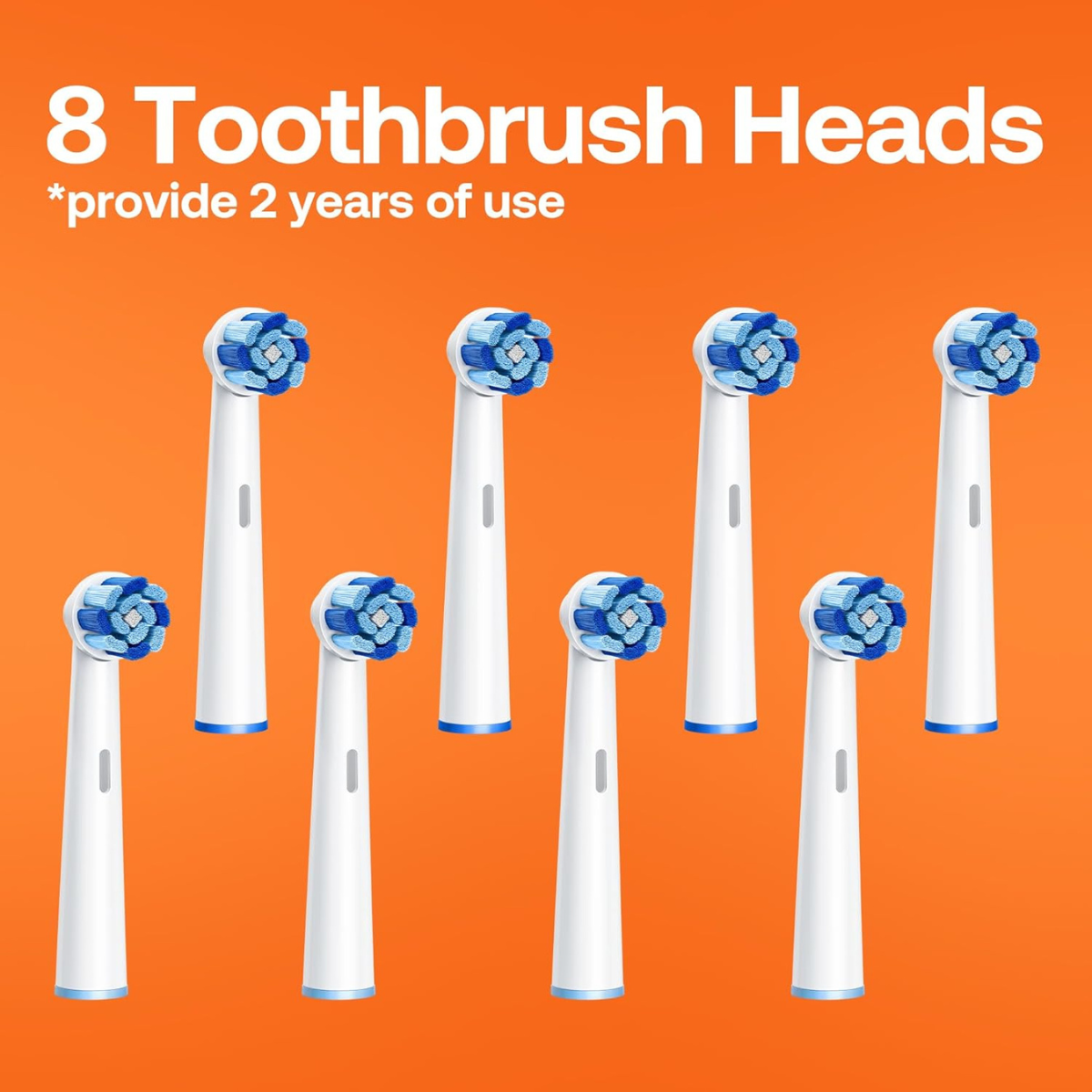 Bitvae R2 Rotating Electric Toothbrush with Pressure Sensor, 8 Brush Heads, 5 Modes, USB Rechargeable, Travel Case, 2-Minute Timer, Waterproof, Black