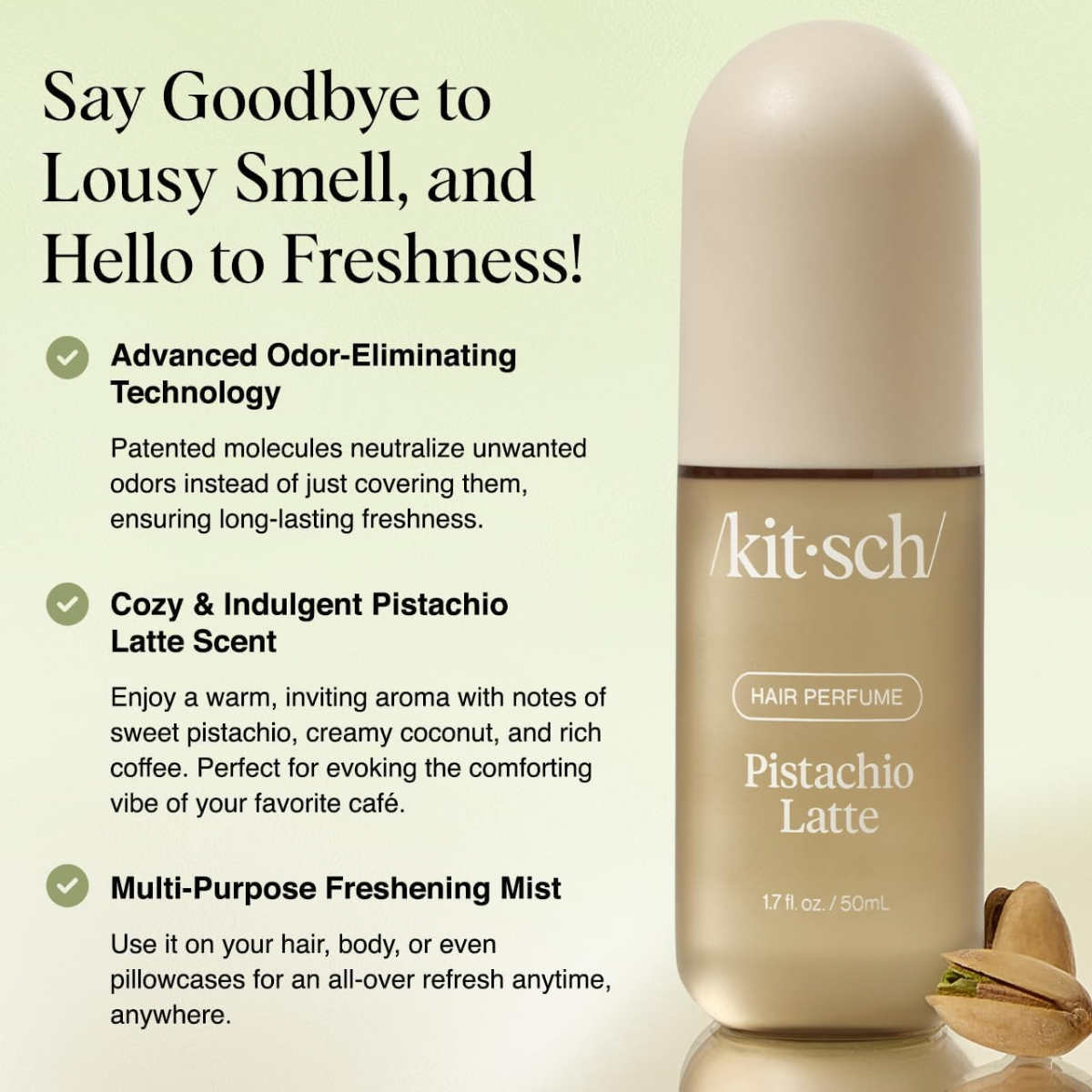 Kitsch Pistachio Latte Hair Perfume - 50mL