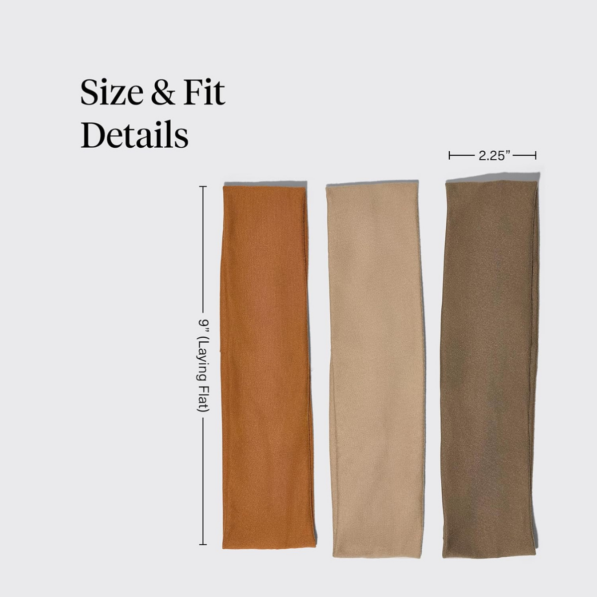 Kitsch Headbands for Women Non Slip - Running Headbands for Girls, Ideal for Working Out, Yoga, Gym, or Lounging | Stretchy Head Bands | Fashion Hair Accessories - Sedona, 3pcs