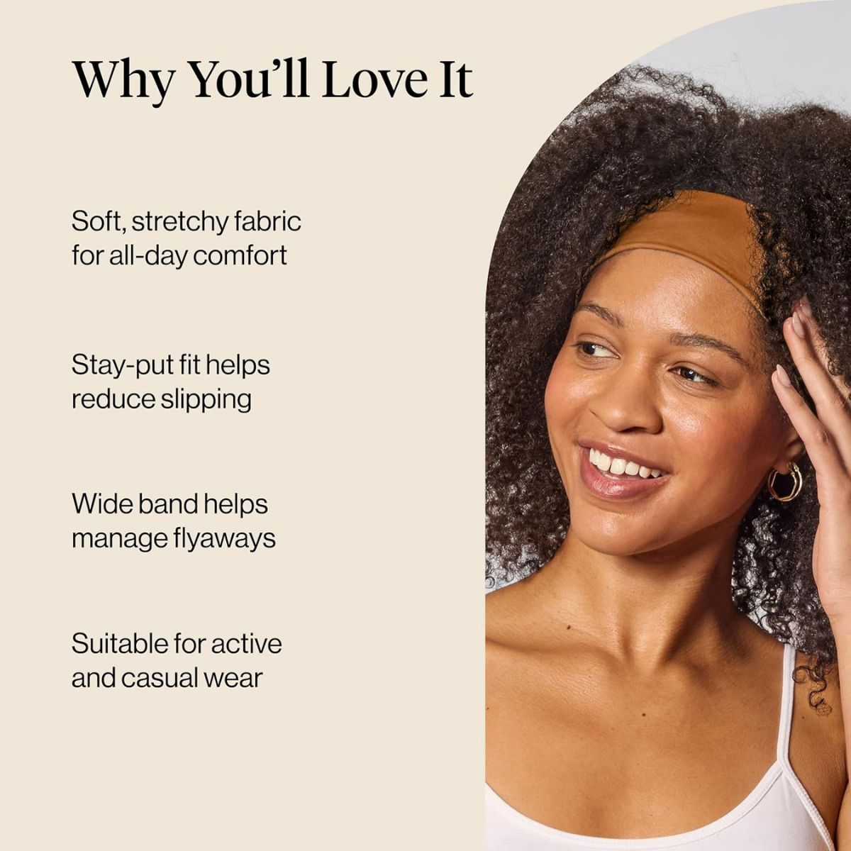 Kitsch Headbands for Women Non Slip - Running Headbands for Girls, Ideal for Working Out, Yoga, Gym, or Lounging | Stretchy Head Bands | Fashion Hair Accessories - Sedona, 3pcs