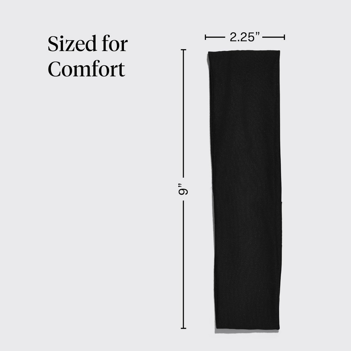 Kitsch Headbands for Women Non Slip - Running Headbands for Girls, Ideal for Working Out, Yoga, Gym, or Lounging | Stretchy Head Bands | Fashion Hair Accessories - Black, 3pcs