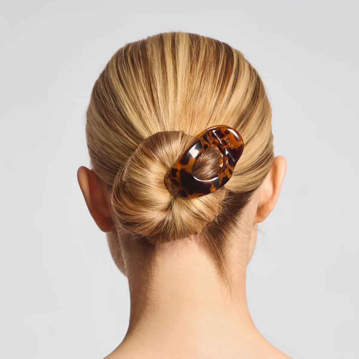 Kitsch Medium Flat Claw Clips for Women - Stylish Flat Hair Clips, Strong Hold for Thick & Fine Hair | Non-Slip for Secure, Comfortable All-Day Wear | Ideal Gifts for Women - Tortoise Design