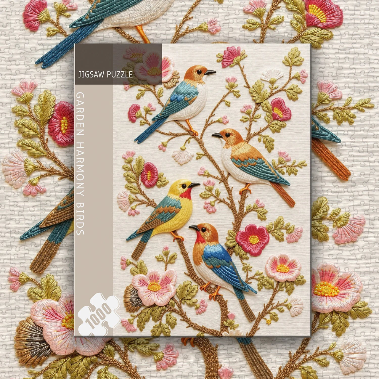 Garden Harmony Birds Jigsaw Puzzle 1000 Pieces