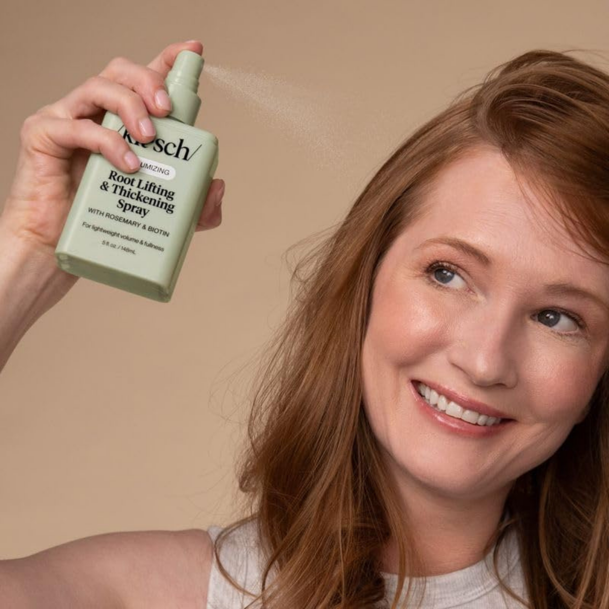 Kitsch Root Lifting Spray for Fine Hair - Thickening Hair Spray With Rosemary and Biotin | Lightweight Volumizing Spray for Instant Lift and Fullness | Adds Volume, Natural Hold - 148mL