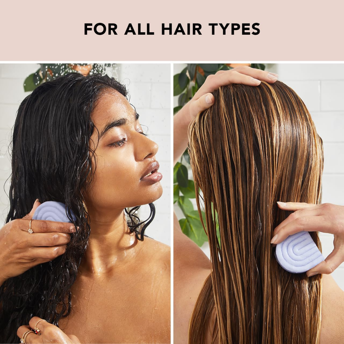 Kitsch Toning Purple Conditioner For Blondes & Color Treated Hair - Conditioner Bar For Women & Men - With Biotin for Strengthening & Neutralizing Brassy Tones - Vegan, Silicone & Sulfate Free