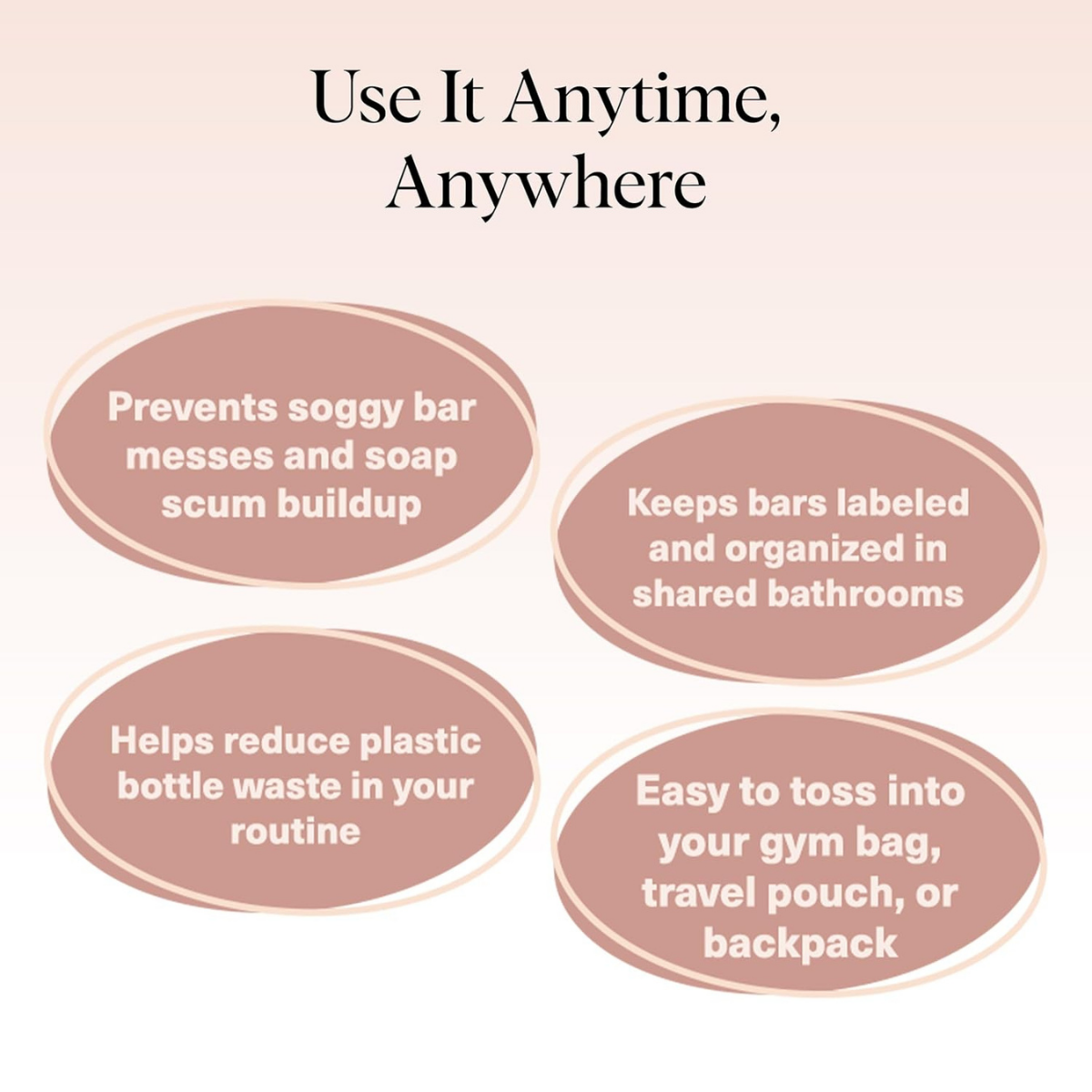 Kitsch Bar Soap Saver Pouch – Patented Mesh Soap Bag for Shampoo and Conditioner Bars - Extends Use & Prevents Soggy Mess - Recycled Beauty Bar Bag, Eco-Friendly - Chocolate