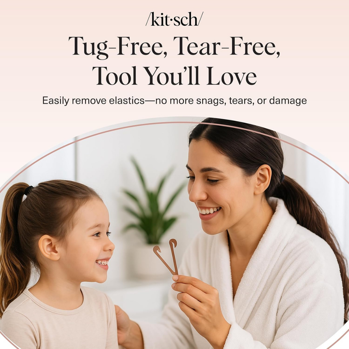 Kitsch Elastic Hair Tie Cutter Tool – Gentle, No Pull For Easy Elastic Bands For Hair Removal | Hair Rubber Bands Cutter | Ideal Gifts for Women – Multicolor, 3pc Set