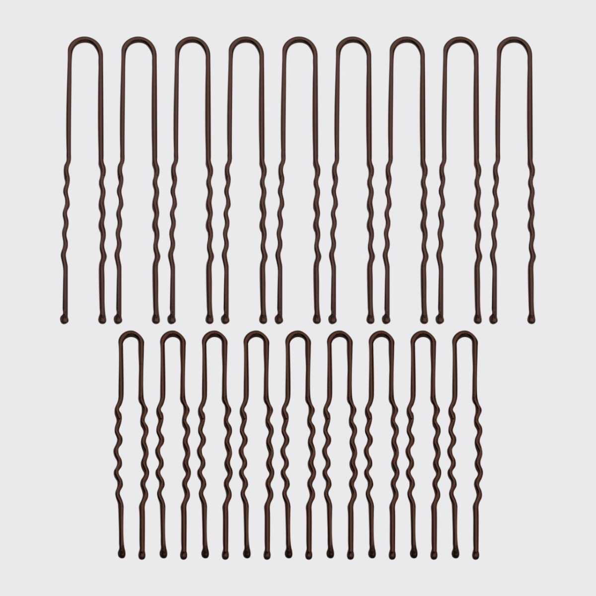 Kitsch U Pins - Brown - 18pcs