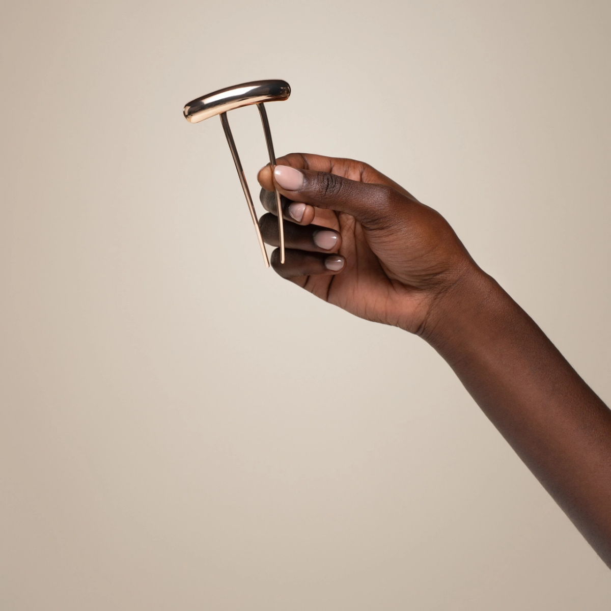 Kitsch Mini Metal Barrette French Hair Pin - Gold