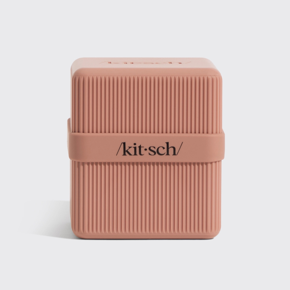 Kitsch 2-Compartment Travel Soap Case – Bar Soap Holder & Organizer, Travel Case for Bars – TSA-Approved – Lightweight, Durable, Leak-Proof, Made from Recycled Plastic - Terracotta