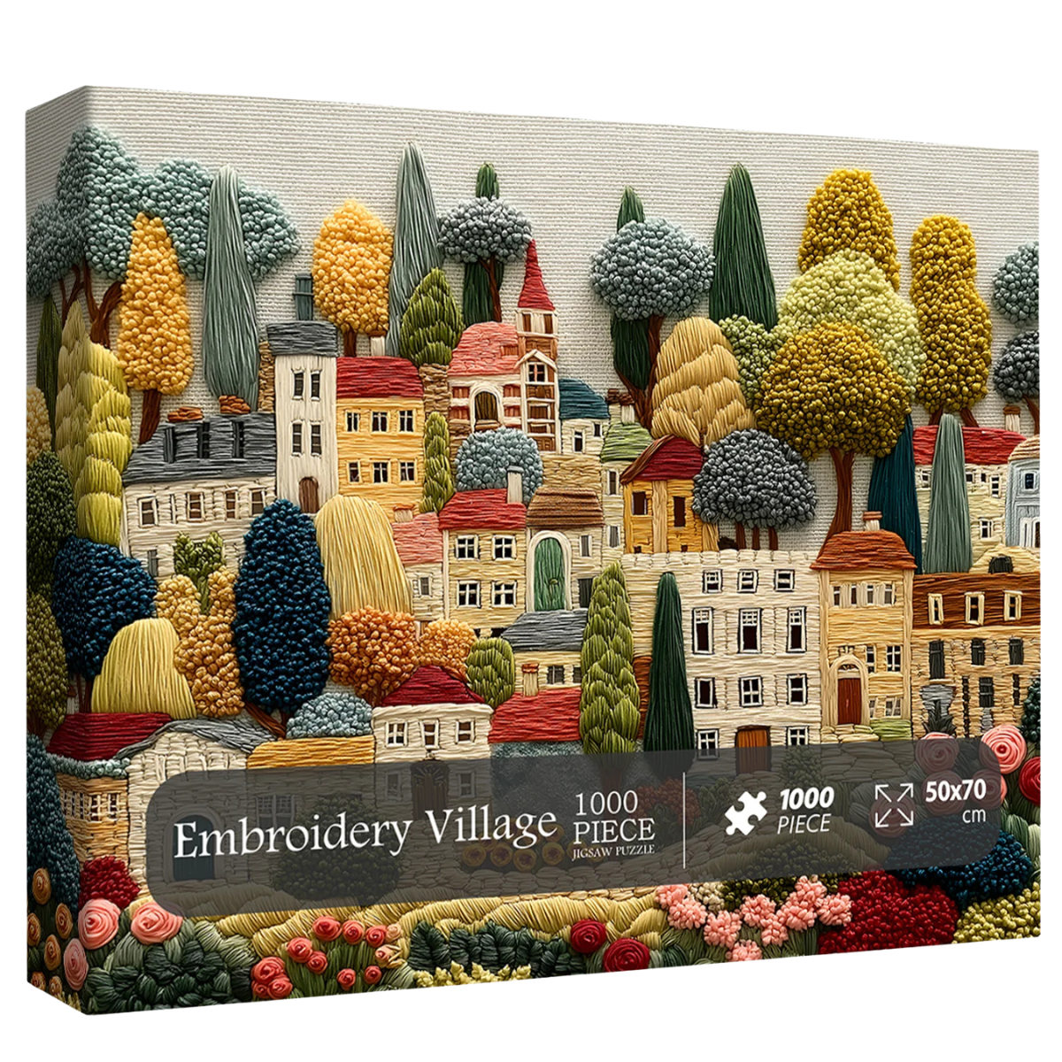 Embroidery Village Jigsaw Puzzle 1000 Pieces