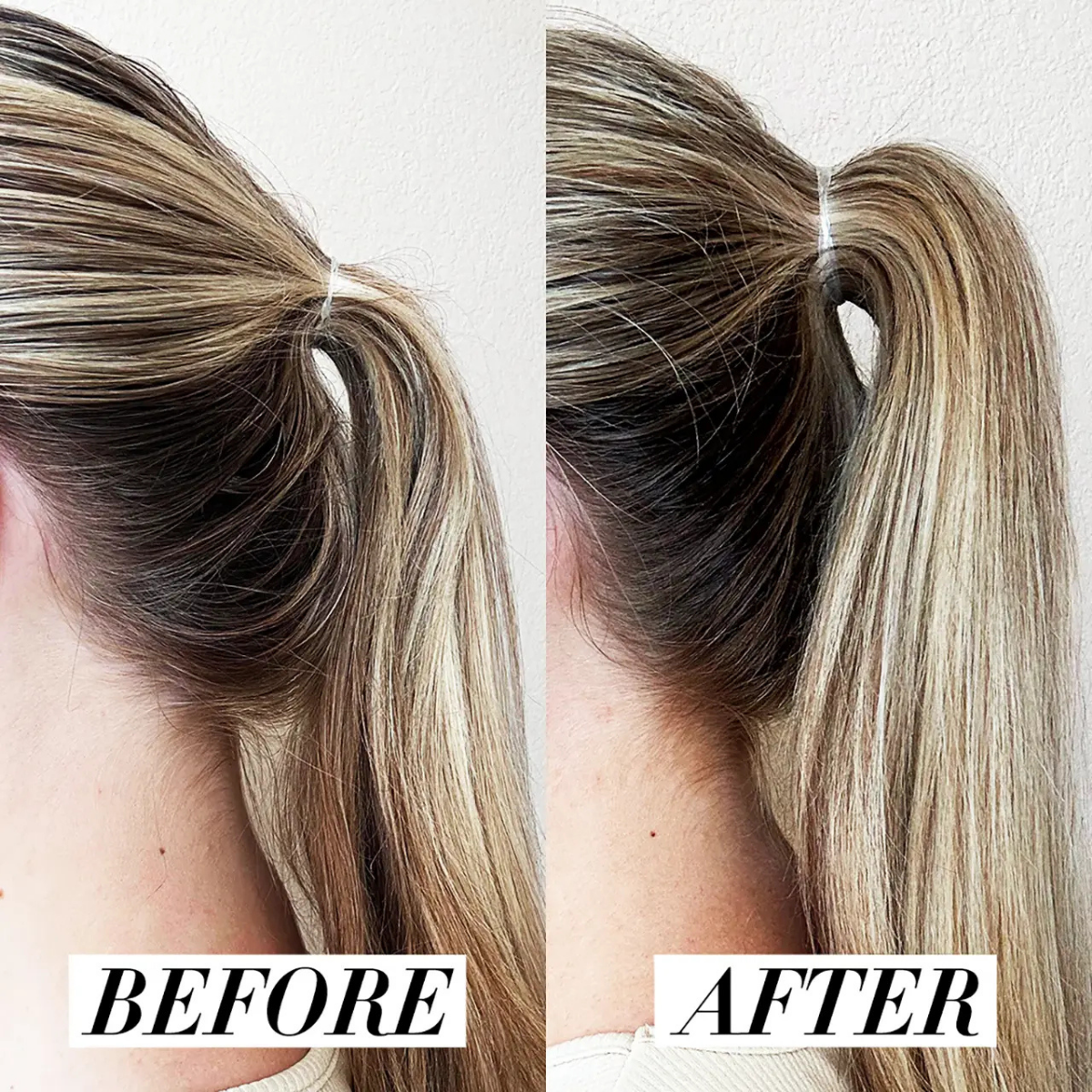 Kitsch PONYFULL Hair Volumizer Tool - Adds Lift and Style To Your Ponytail | Hair Bun Maker for Women | Ponytail Volumizer, Includes 3 No Snag Elastic Ties | Ideal Gifts for Women - (Blonde)