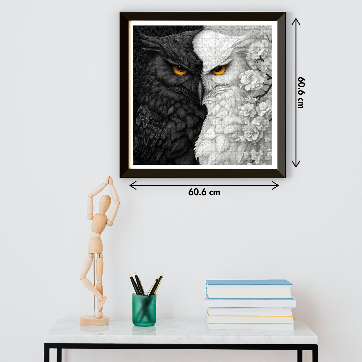 Yin Yang Owl Jigsaw Puzzle 1000 Pieces