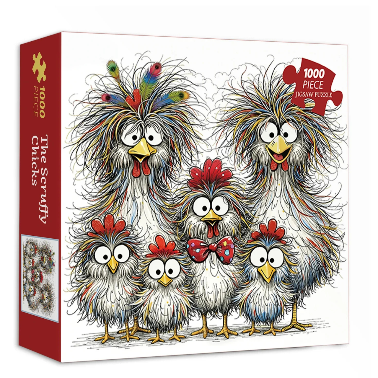 The Scruffy Chicks Jigsaw Puzzle 1000 Pieces