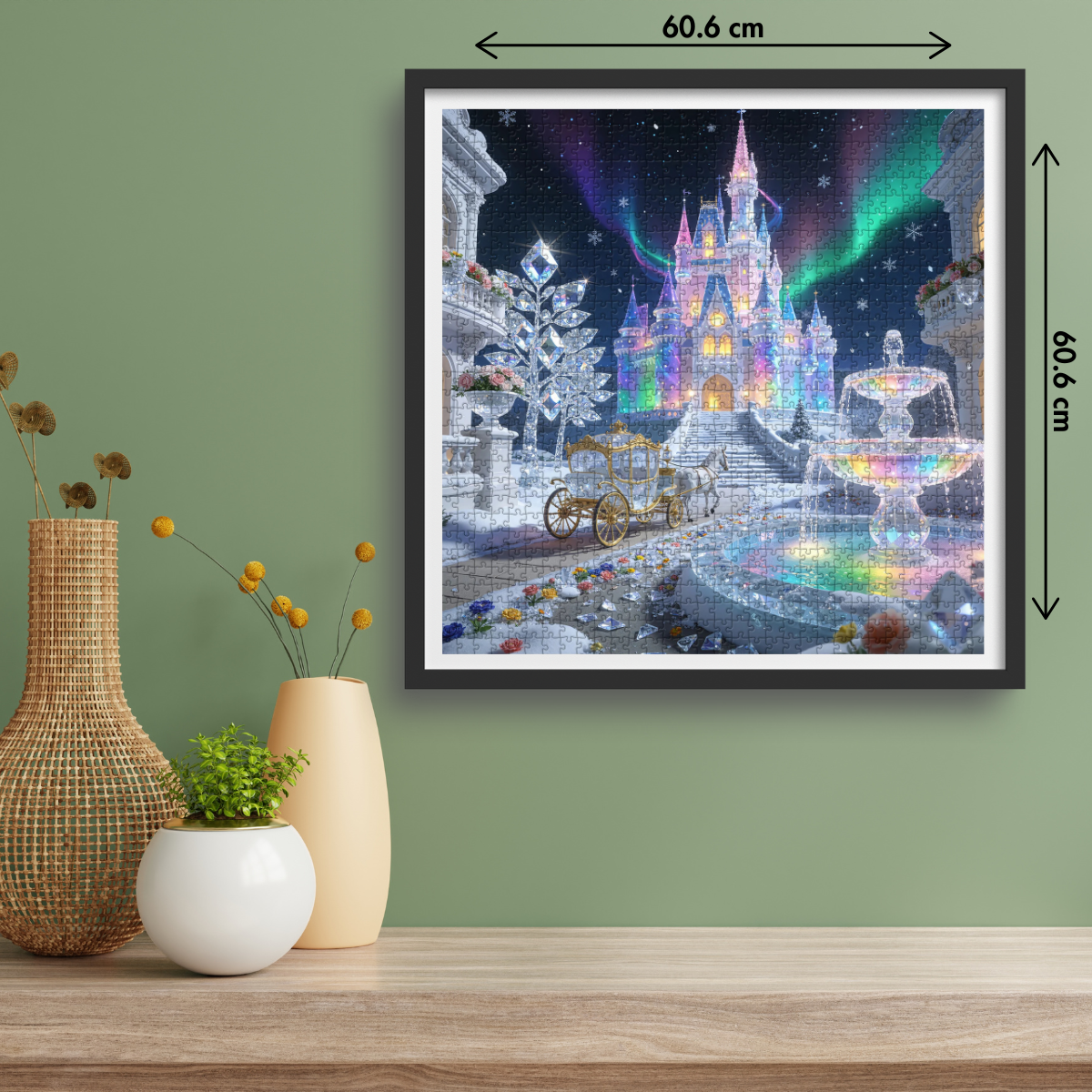 Aurora Crystal Castle Jigsaw Puzzle 1000 Pieces
