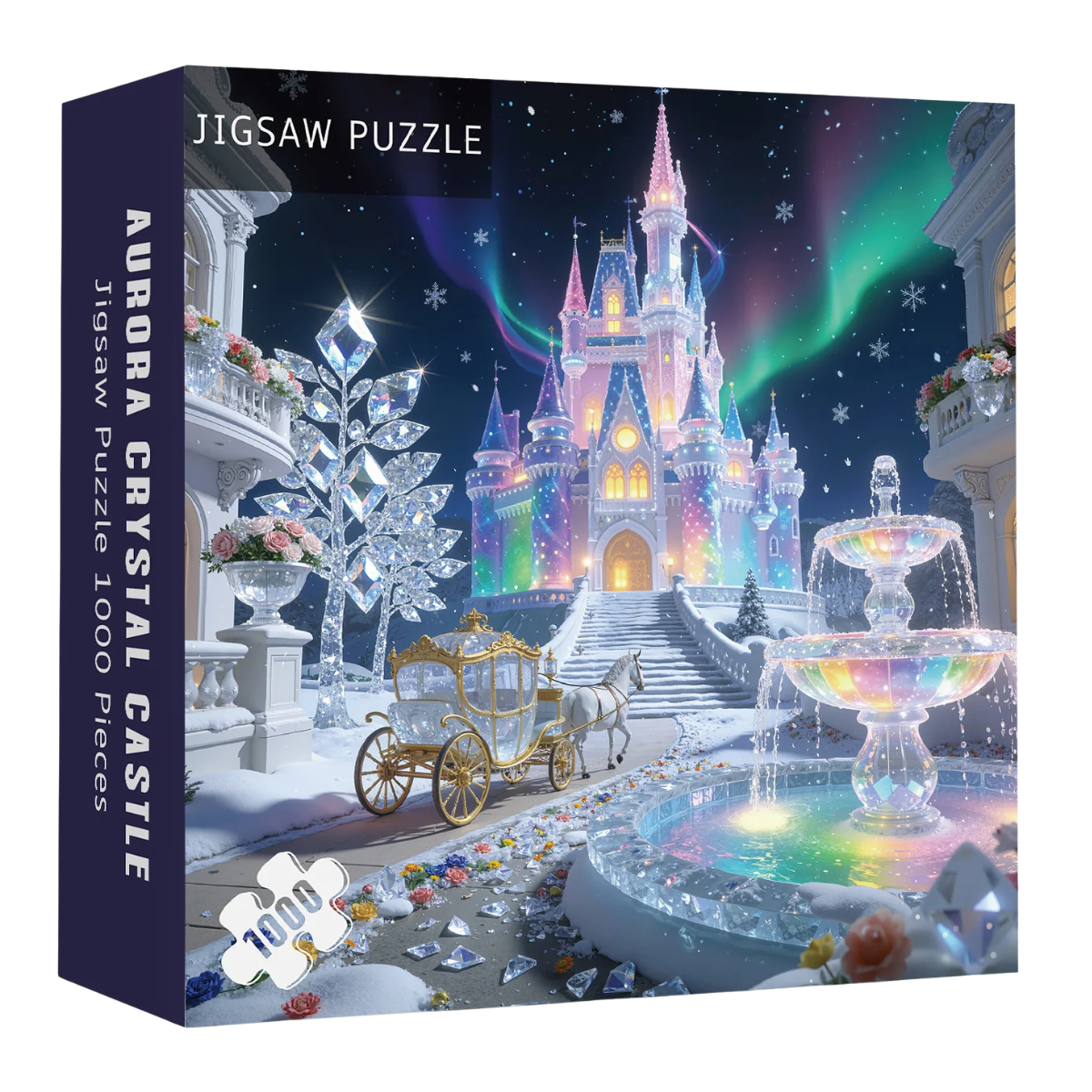 Aurora Crystal Castle Jigsaw Puzzle 1000 Pieces
