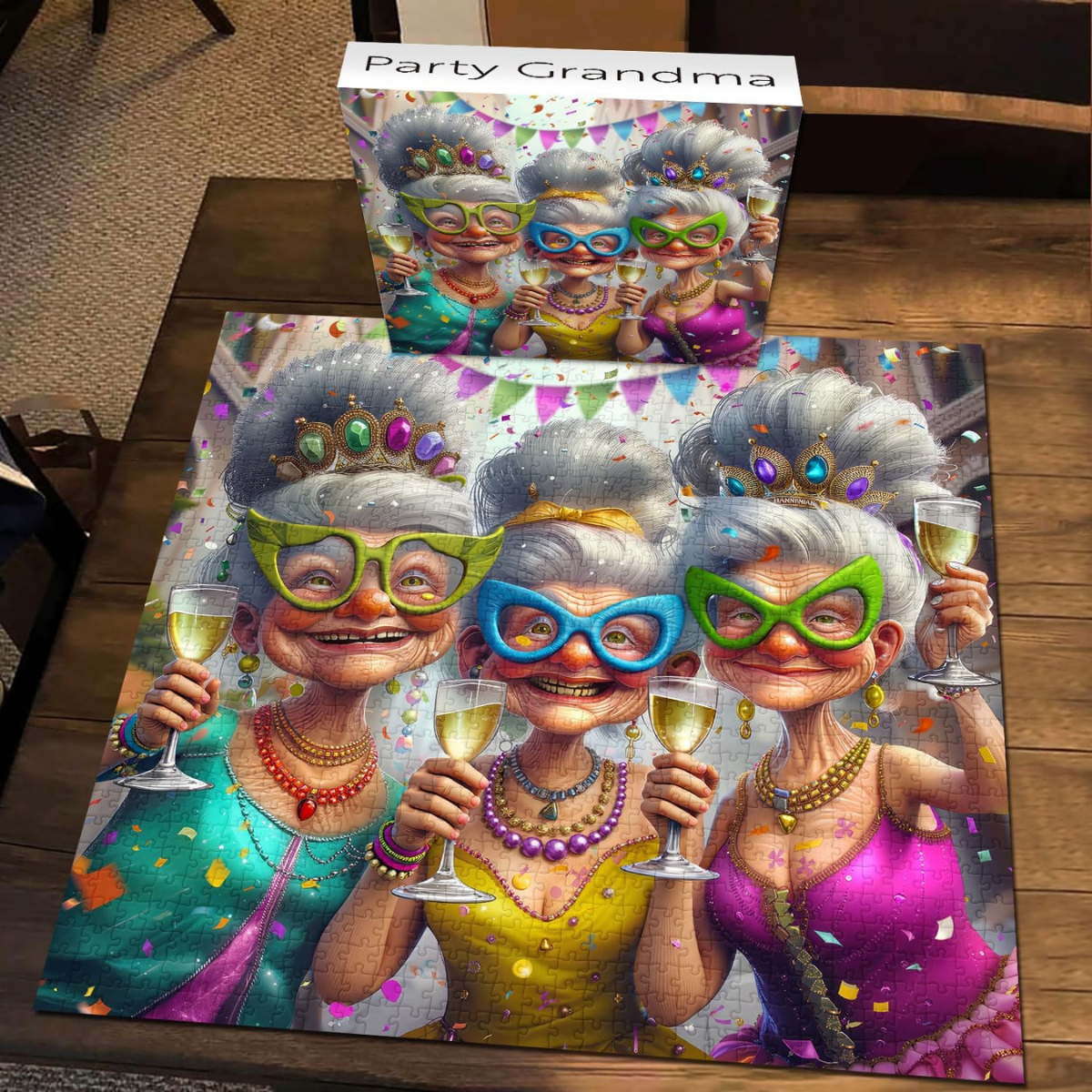 Party Grandma Jigsaw Puzzle 1000 Pieces