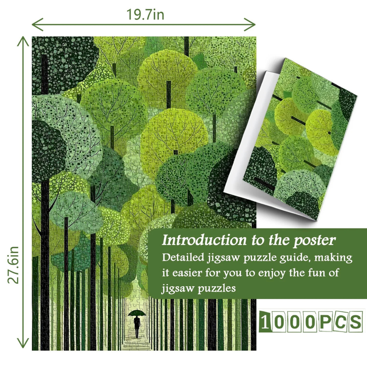 Verdant Path Jigsaw Puzzle 1000 Pieces