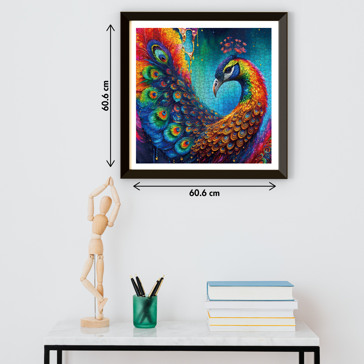 Colorful Peacock Jigsaw Puzzle 1000 Pieces