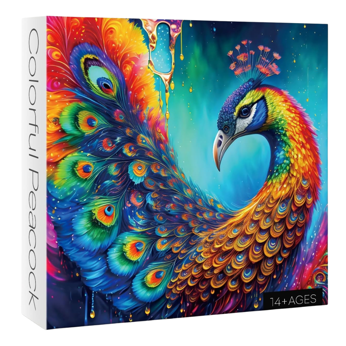 Colorful Peacock Jigsaw Puzzle 1000 Pieces