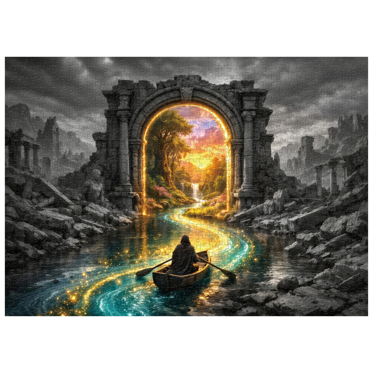 Gate of Ruins Jigsaw Puzzle 1000 Pieces