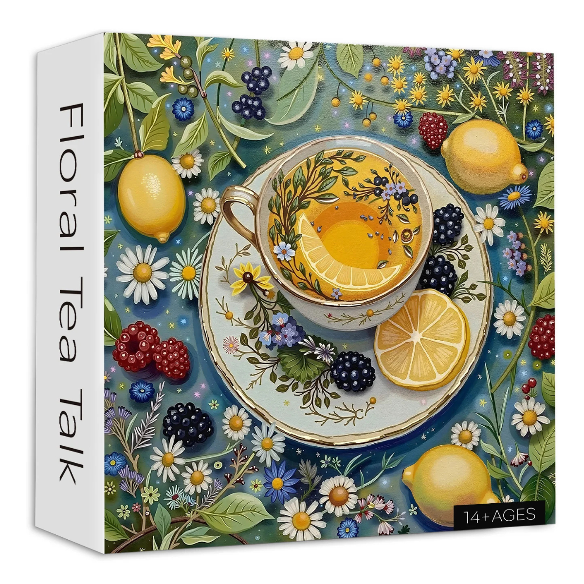 Floral Tea Talk Jigsaw Puzzle 1000 Pieces