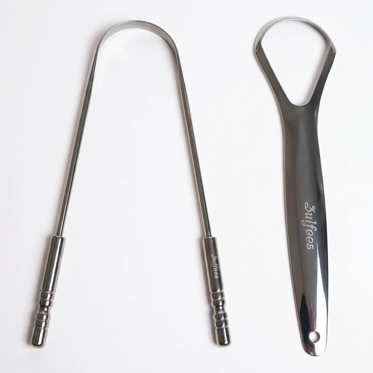 Zulfees Tongue Scraper Stainless Steel 2pcs