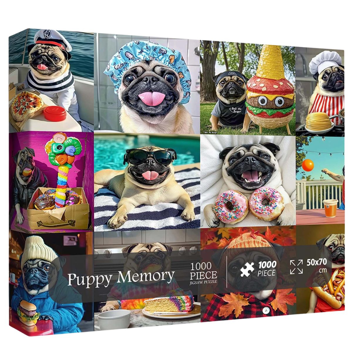 Puppy Memory Jigsaw Puzzle 1000 Pieces