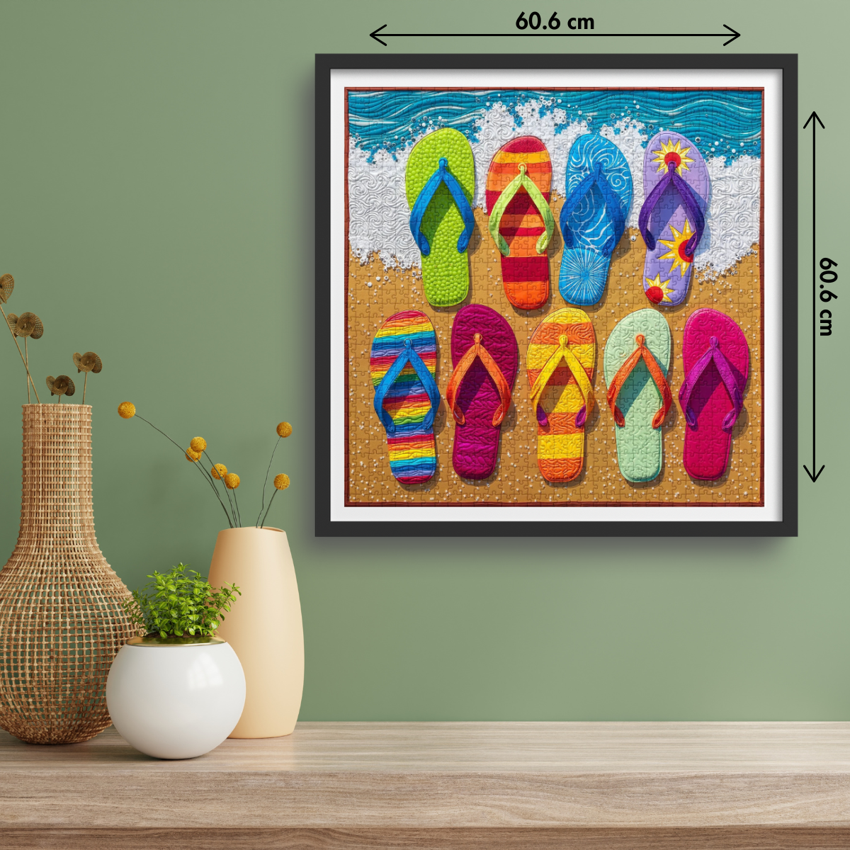 Summer Sandal Party Jigsaw Puzzle 1000 Pieces