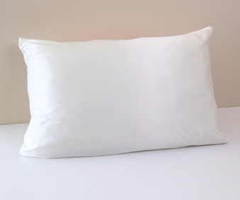 Ivory Silk Pillowcase 22 Momme 100% Mulberry Silk Grade 6A 70x50cm with Hidden Zipper