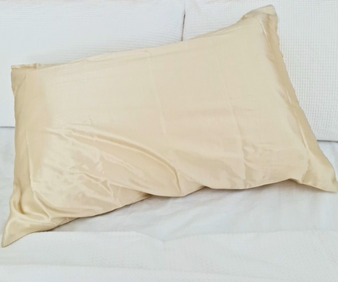 Pure Mulberry Silk Pillowcase Gold Champagne 22 momme