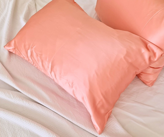 Blush Pink Silk Pillowcase 100% mulberry silk pillow case