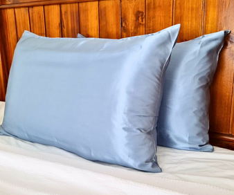Gray Blue Silk Pillowcase NZ