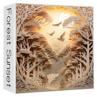 Forest Sunset 1000 Piece Jigsaw Puzzle for Adults