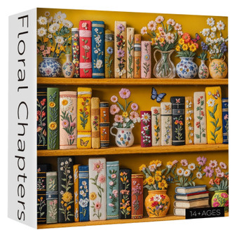 Floral Chapters 1000 Piece Jigsaw Puzzle for Adults