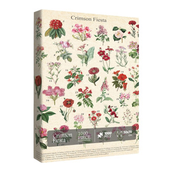 Crimson Fiesta 1000 Piece Jigsaw Puzzle for Adults