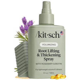 Kitsch Root Hair Volume Spray - Lightweight Hair Volumizer for Instant Lift and Fullness | Hair Thickening Spray With Rosemary and Biotin | Soft, Touchable Volume Finish