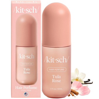 Kitsch Hair Perfume for Women - Tula Rose | Clean, Deodorizing & Patented Odor-Eliminating Technology Hair Spray & Body Mist - Freshen Hair, Body & Pillows - Floral Vanilla Scent – 50mL