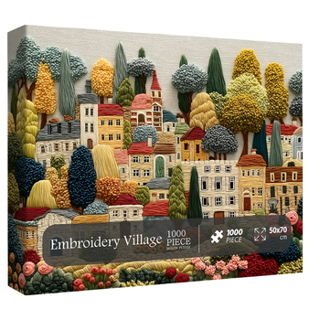 Embroidery Village Jigsaw Puzzle 1000 Pieces