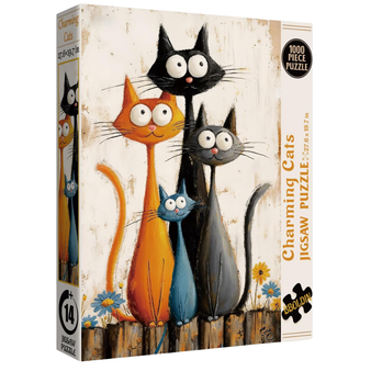 Charming Cats Jigsaw Puzzle 1000 Pieces