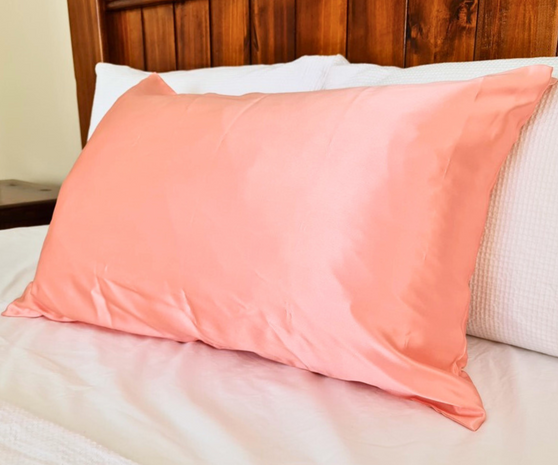 Silk Pillowcase Pink - 100% mulberry silk pillow case
