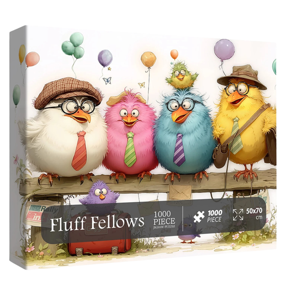 Fluff Fellows Jigsaw Puzzle 1000 Pieces