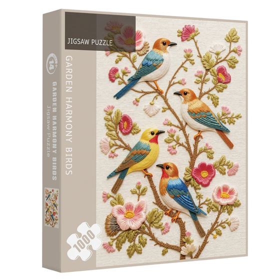 Garden Harmony Birds Jigsaw Puzzle 1000 Pieces