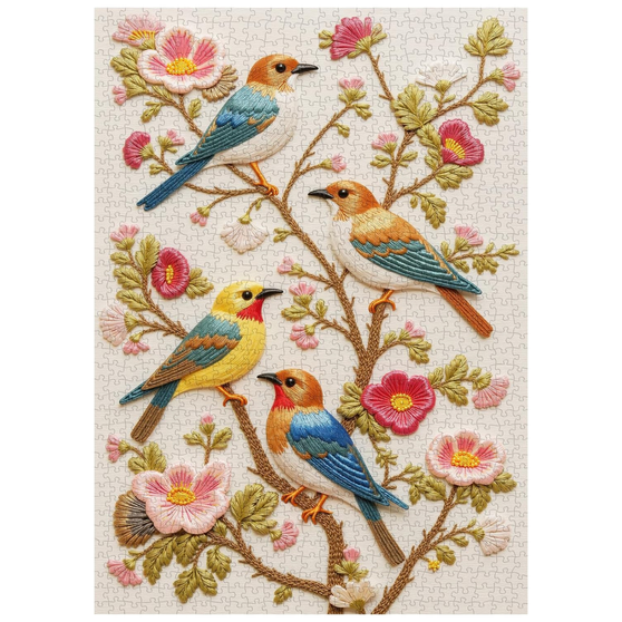Garden Harmony Birds Jigsaw Puzzle 1000 Pieces